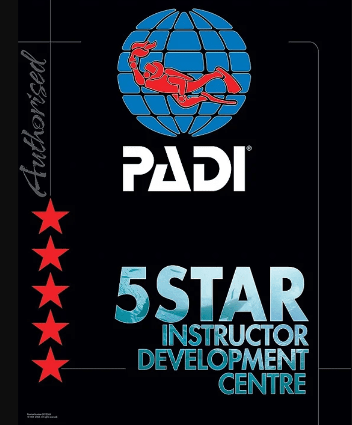 A padi 5 star instructor development centre logo