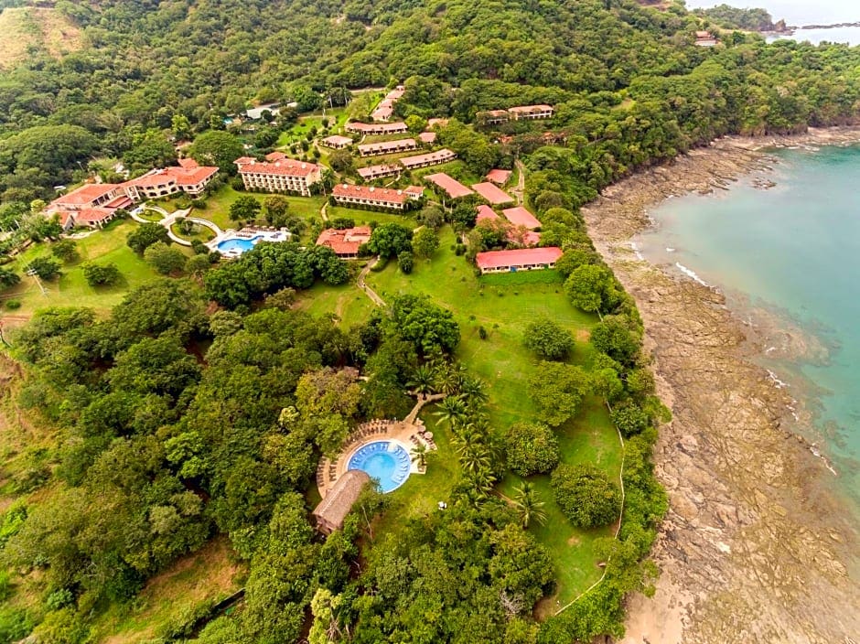 A view of the resort from above.