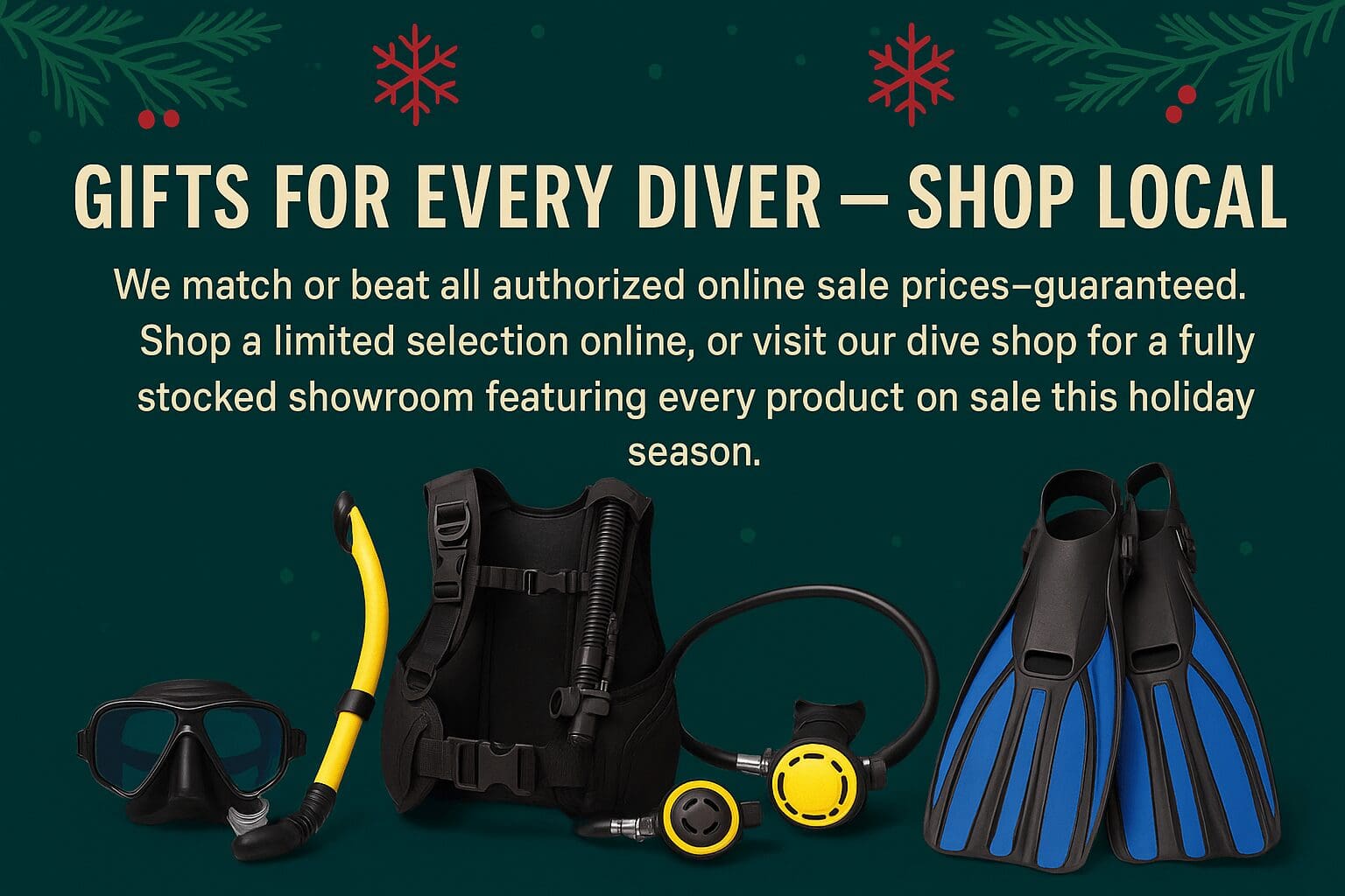 Free Scuba Stocking Stuffers and Holiday Sales Guide